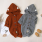 Hooded Knit Jumpsuit