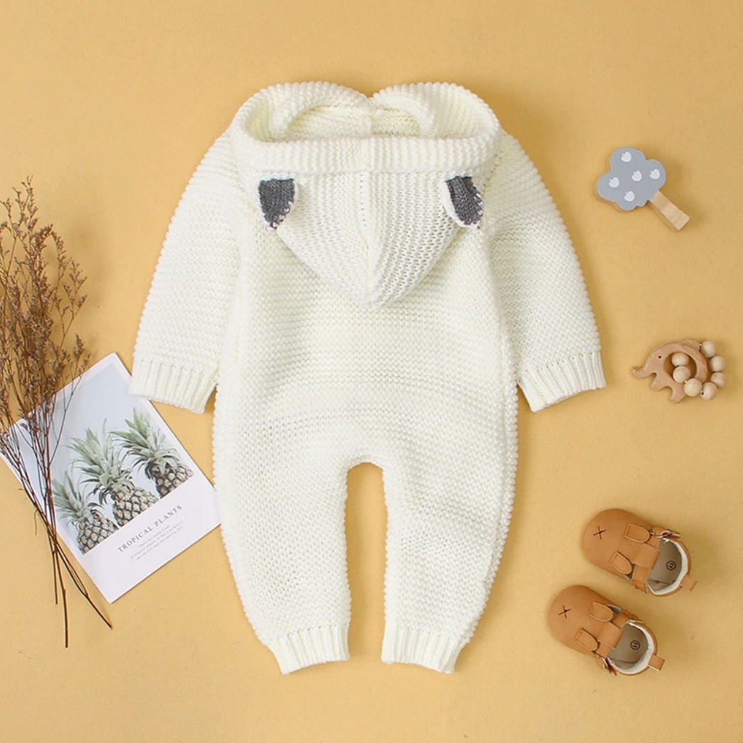 Hooded Knit Jumpsuit