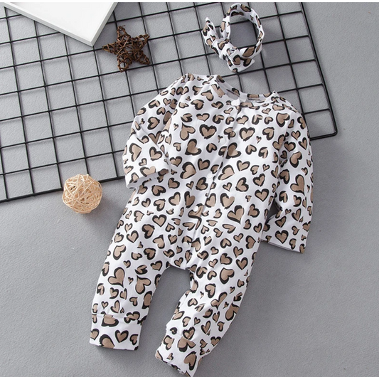 Cheetah Heart Jumpsuit