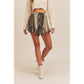 Floral Mixed Media Shorts